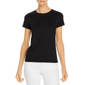 Vince Black XS Pima Modal Cotton Crew Tee Shirt Short Sleeve Top Jersey